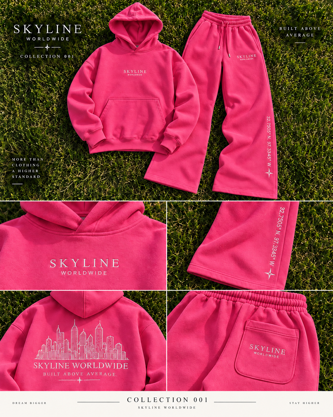 Skyline Worldwide Skyline Pink Collection 001 campaign